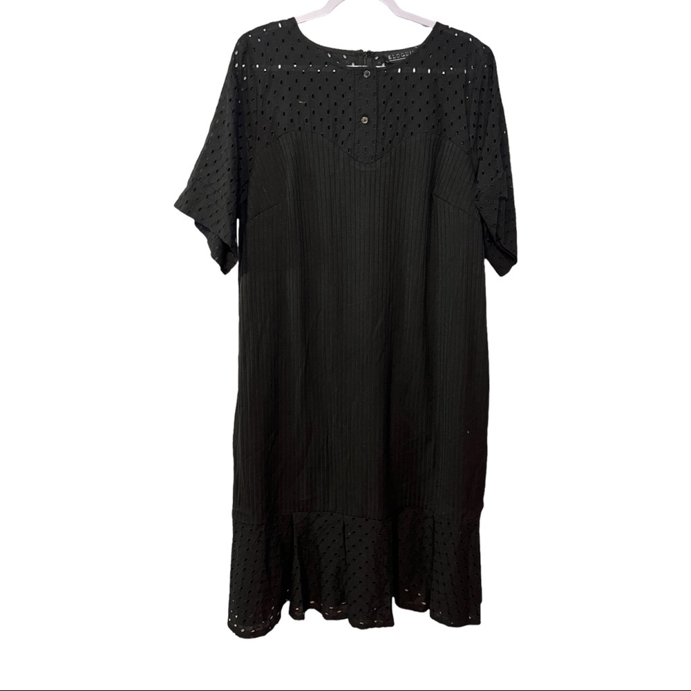 Eloquii || Black Dress || Plus Size 18